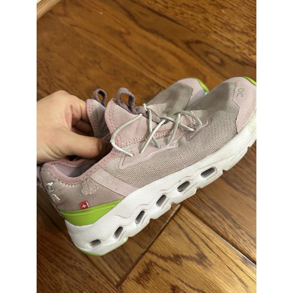 On Cloud Sky Kids 13.5 Rose Lime Pink Green Running Shoes 3KE30022758